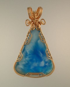 Sky Blue Victoria Stone Pendant