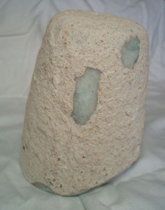 A white boule with the "crust or bark" still on it.