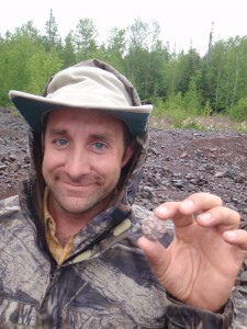 Chris with one of his Datolites