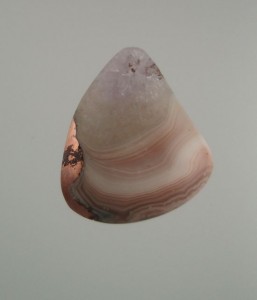 A copper included agate (but not a great one)