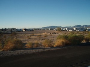 RV-ers can camp anywhere on BLM land near Quartzite with a permit.