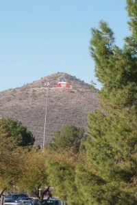 Sentinel Peak (The locals call this "A" Mountain).  Taken from Convention Center.