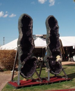 And also fair-sized amethyst geodes.