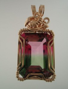 Green and Pink Topaz looks like Watermelon Tourmaline.