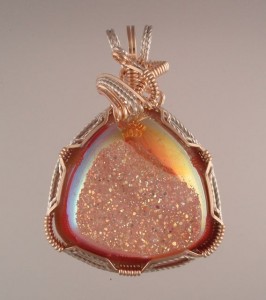 Peach Drusy