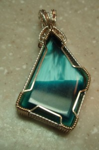 This is the rear now.  Noticed it was the front on the ugly pendant.