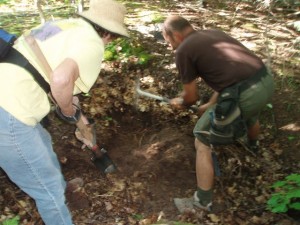 These guys were digging so fast they were just a blur.