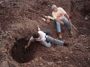 The faithful husband encouraging Bonnie to "did faster".