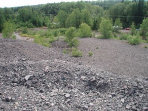 View from the top of the Cliff pile.