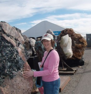 Bonnie wants this rock for her Quality Thyme Garden Club's garden.