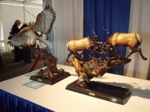 These woodcarvings were just spectacular and prove there is more a a gem show then just rocks.