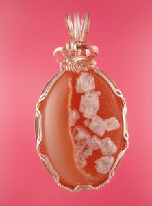 Agate/Drusy with Calcite.  WOW!