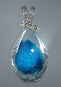 This blue Drusy is SO cool!