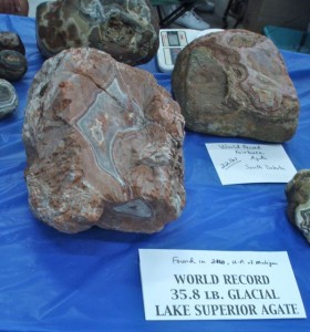 World Record Agates appeared at Scott Wolter's booth today.