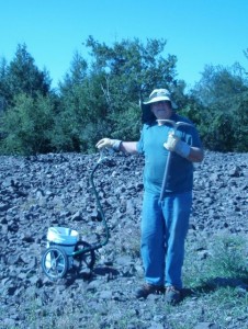 Brolling on the rock pile.