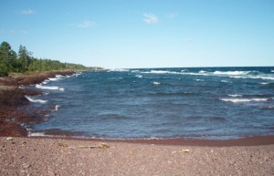 The same beach is scenic during the day also.