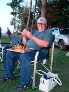 This guy is happy on the shores of Lake Superior.