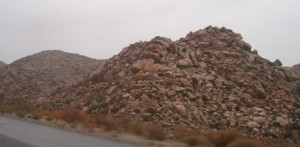 I post this for my favorite Geologist in training (she knows who she is). This is the field of boulders that seemed as thought they were dropped from the sky.