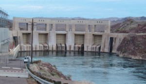 Parker Dam on the Colorado River.