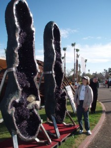 We always look for these monumental specimens at one of the over 30 Tucson shows.