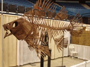 Fish Puppet-Normally a 6" Cockerellites liops.  This bog one was named "Spike"