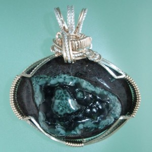 Shirley's Greenstone Geode.  This one 1 3/4" across.