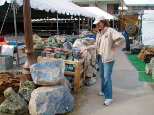 Real rocks & fake rock blocks.