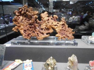 Arizona Native Copper resembles Michigan Native Copper.  The miners hated to find this copper as they were processing ore and this stuff gummed everything up.