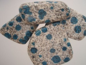 Azurite in Granite.