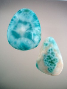 The most amazing Larimar I've seen.  I mentioned it yesterday.  I think the soft yellow with the Larimar Island is remarkable and unique.