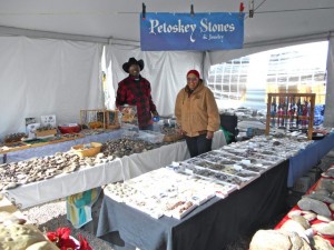 The Collin's Petoskey Stone booth.