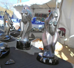 The pictures don't do these Rainbow Obsidian beauties justice.  They were just spectacular in the sun.