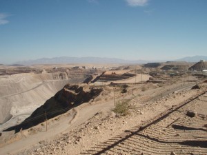 Giant Pima Mine with mill complex in background