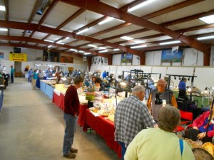 Sparse crowds seen upon opening.