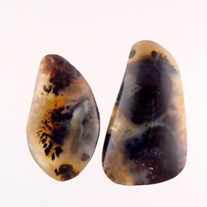 A rare Lake Superior Moss Agate (both sides)