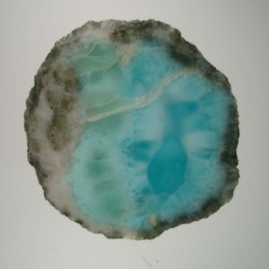 The blue form of Pectolite, Larimar varies widely in shades of blue, quality, and price