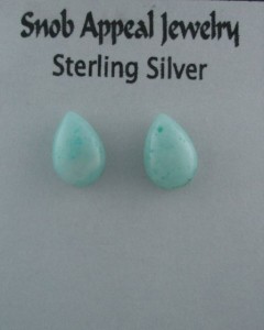 Larimar Post earrings.