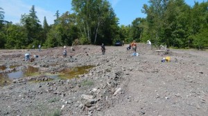 Central Exploration (remember the big piles?).