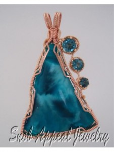 Sky Indigo Victoria Stone enhanced with London Blue Topaz