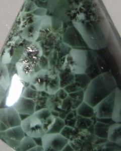 Greenstone with Silver