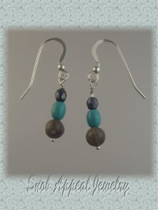 Turquoise and Petoskey Stone. Bonnie has been busy too.