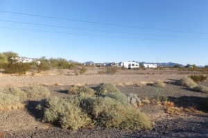 RVs in the desert