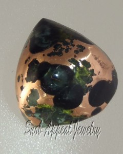 Greenstone with Copper. Notice very little pattern to this dark Chlorastrolite.