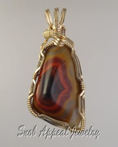 A coveted black & Red Kentucky Agate