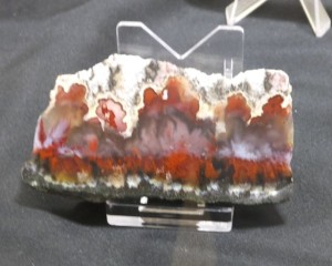 Flame agate. Jimenez, Chihuahua, Mexico