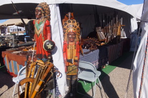 Antique riflesand wooden Indians-Oh MY!