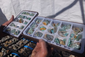 One dealer had some nice Smithsonite reasonably priced.