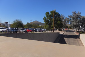 "A" Mountain (Sentinel Peak) looms over Tucson. In a previous blog you can these shows in a picture I took from just under the "A".