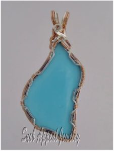 Intensive Flair Sleeping Beauty Turquoise Pendant