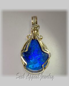 Blue Opal Pendant